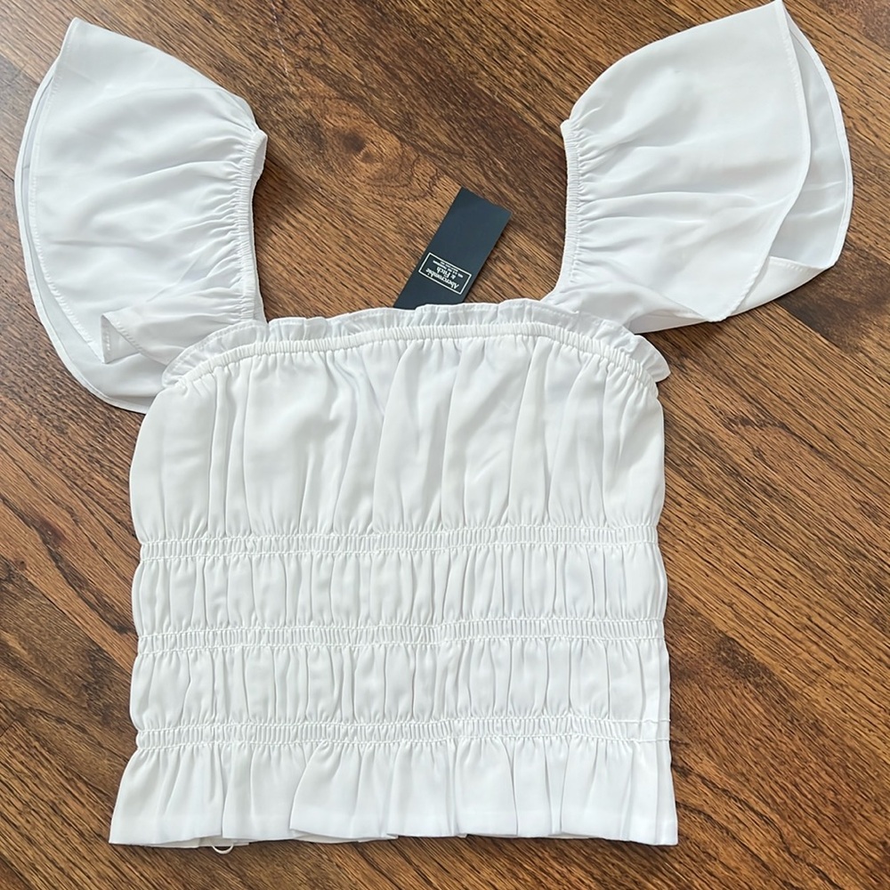 NWT Abercrombie Smocked Top